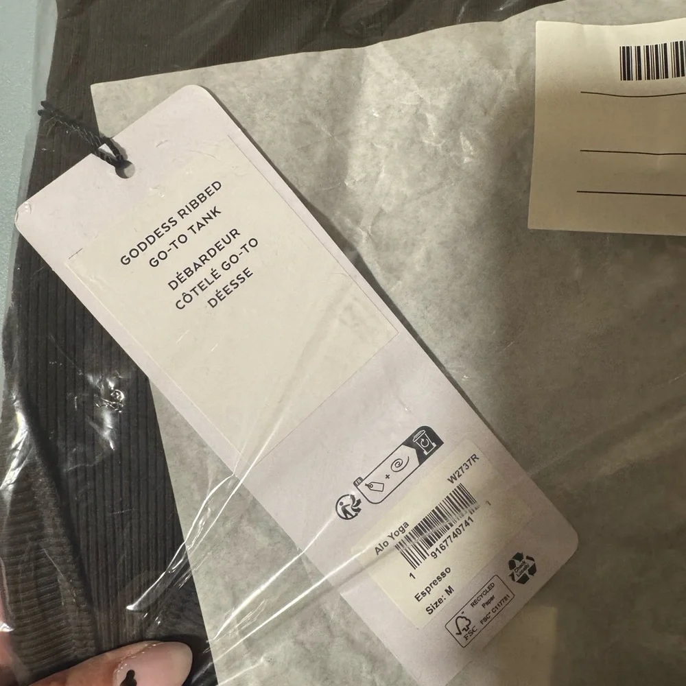 ALO Ribbed Tank NWT - Picture 5 of 5